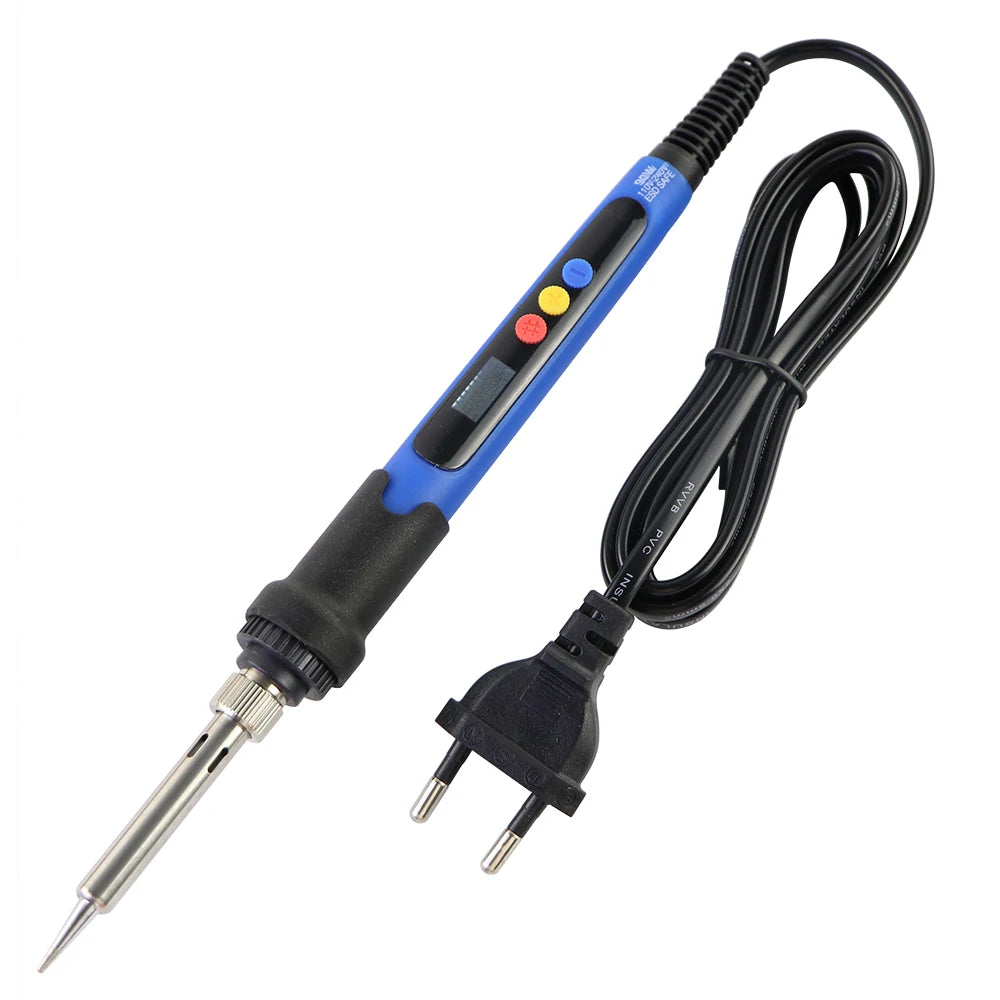 60W 80W Electric Soldering Iron LCD Digital Display Adjustable Temperature Welding Repair Tools 220V / 110V Solder Wire Tips