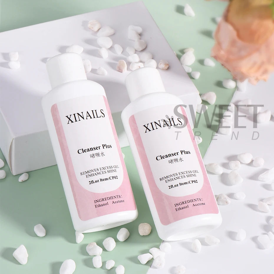 1Bottle Nail Degreaser Liquid Surface Sticky Layer Gel Polish Excess Remover Acetone Nail Extension Auxiliary Nail Cleaner Plus