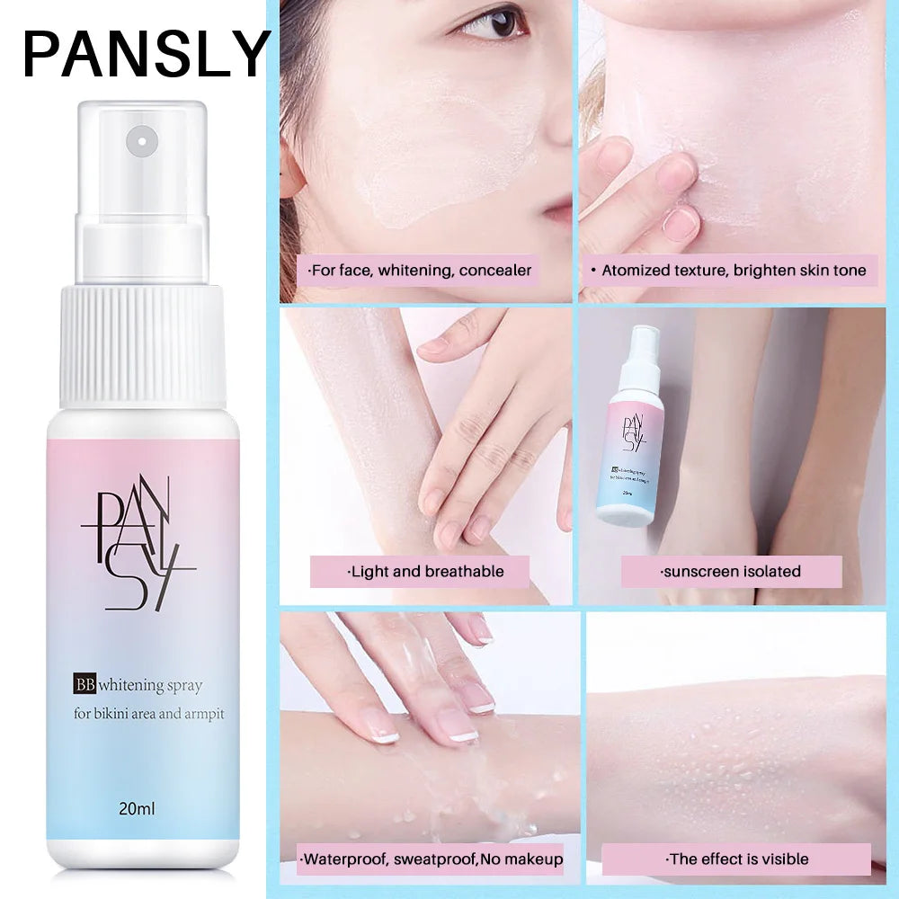 20ml Face Concealer Spray BB Whitening Isolate Cream Beauty Moisturizing Long Lasting Brighten Foundation Cosmetics Wholesale