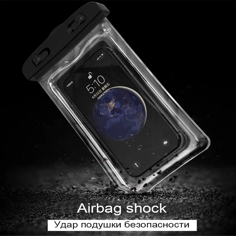 IP68 Universal Waterproof Phone Cases Bag For iPhone 16 15 14 13 12 11 Pro Max X Xiaomi Samsung S24 Ultra Swim Cover Accessories
