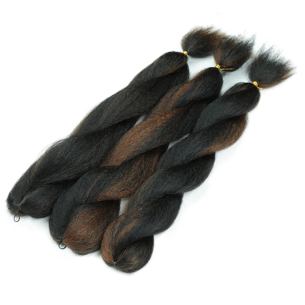 Synthetic Crochet Vixen Bundles 26 inch Kinky Straight Crochet Hair for Black Women Premium Synthetic Fibers Crochet Braids