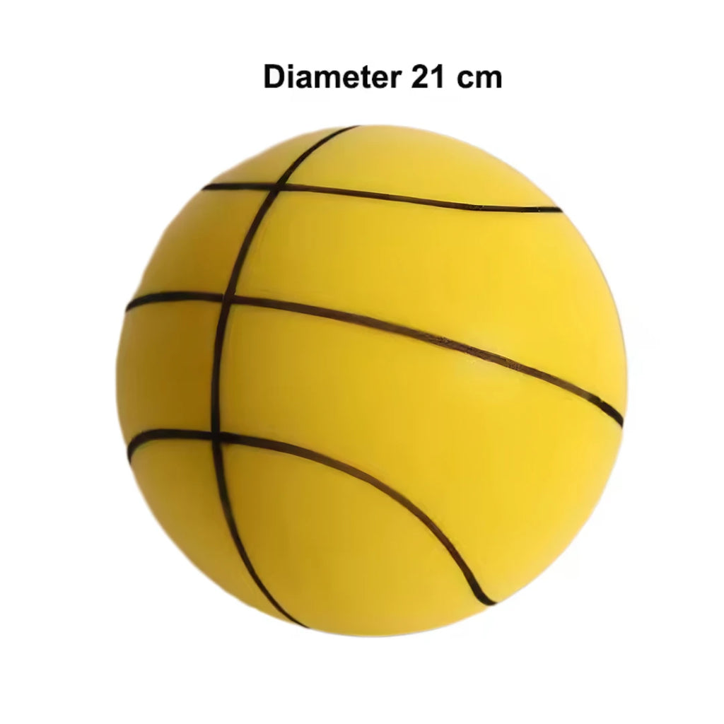 Silent Basketball Quiet No Noise High Density Soft PU Foam Squeezable Ball Indoor Mute Bouncing Basketball Children Sports Toys