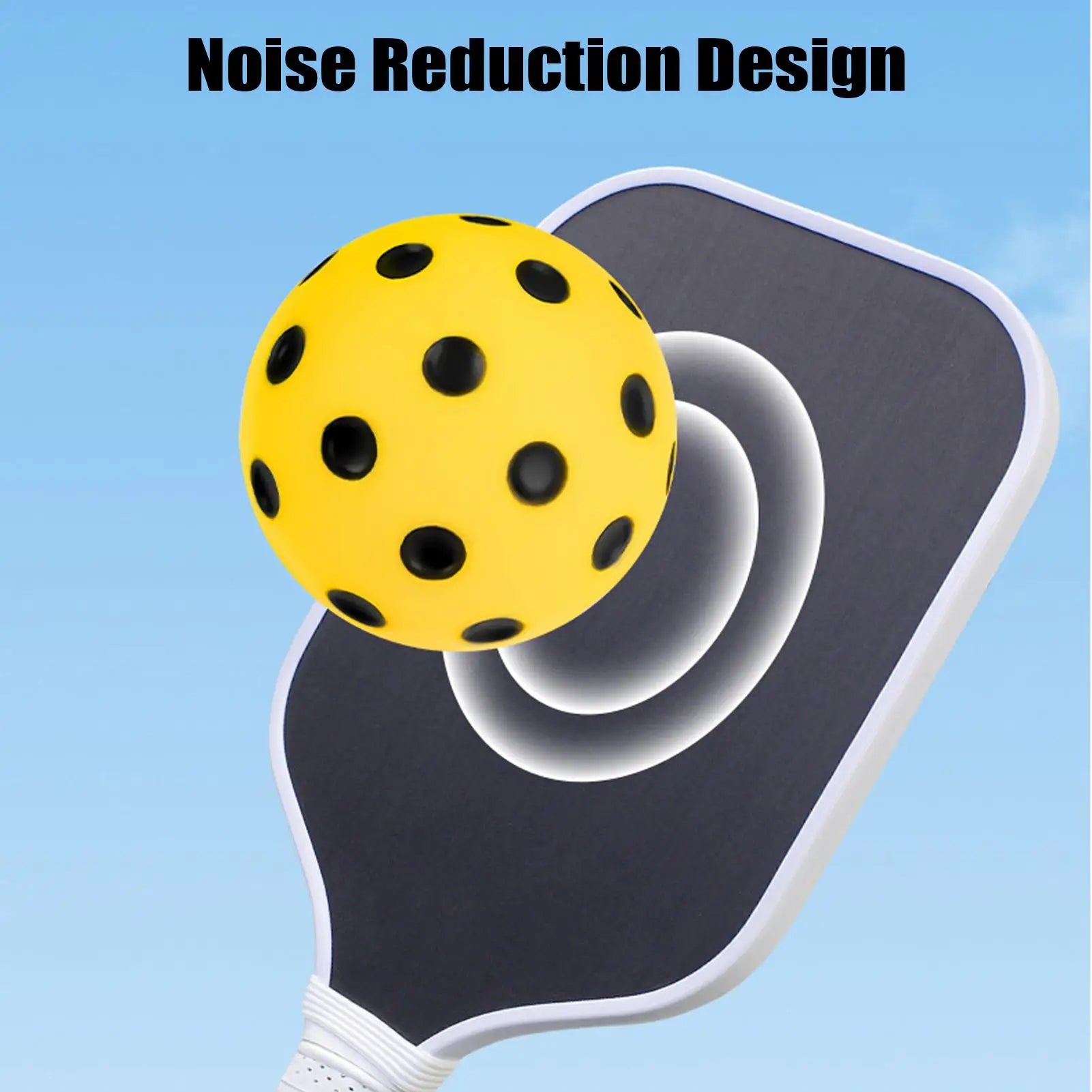 Foam Pickleball Practice Balls — Quiet, Safe & Durable (PU Foam, 2.9")