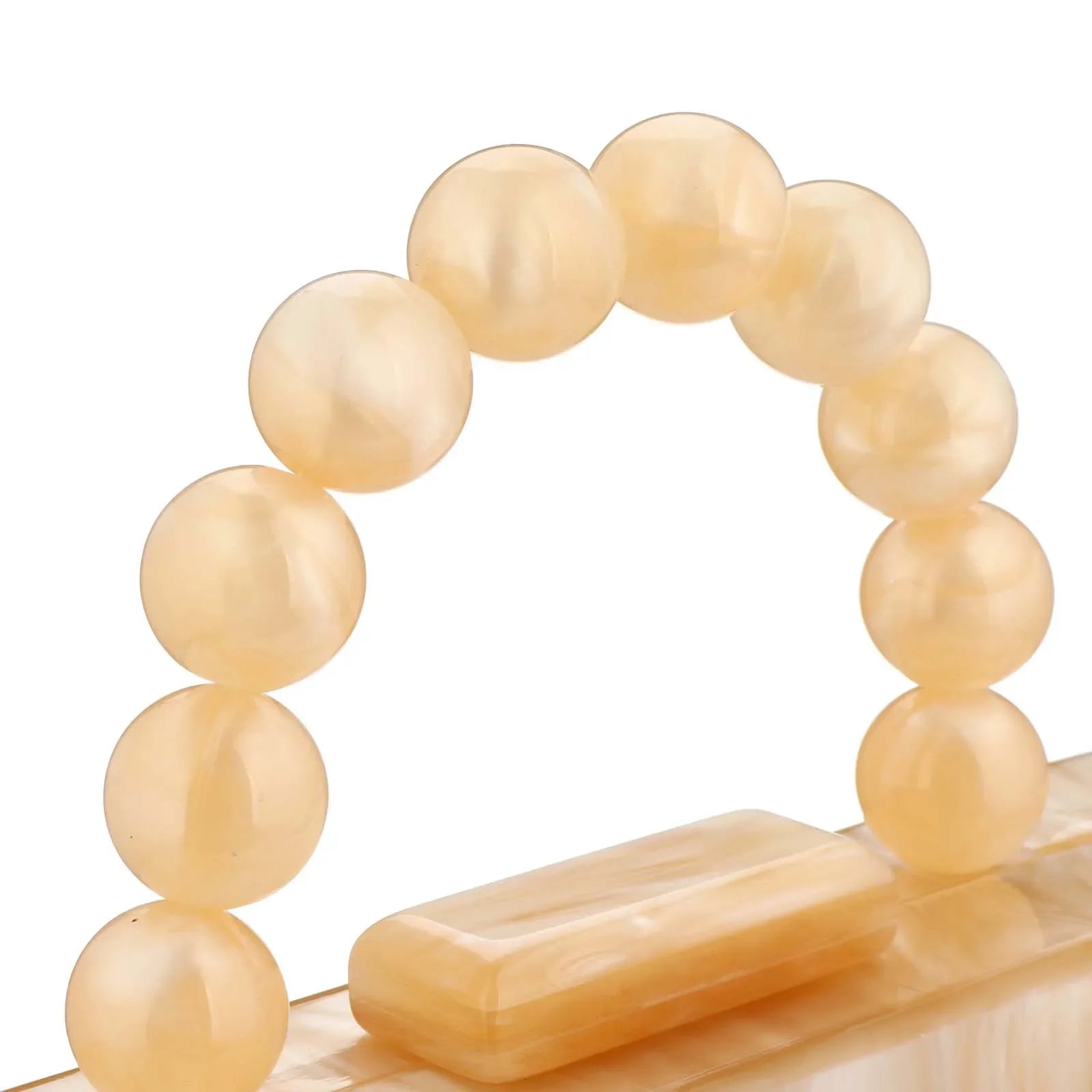 Fashion Acrylic Beading Clutch Handbag For Women Wedding Party Square Shoulder Bag With Chain Ladies Evening Dinner Dress Purses