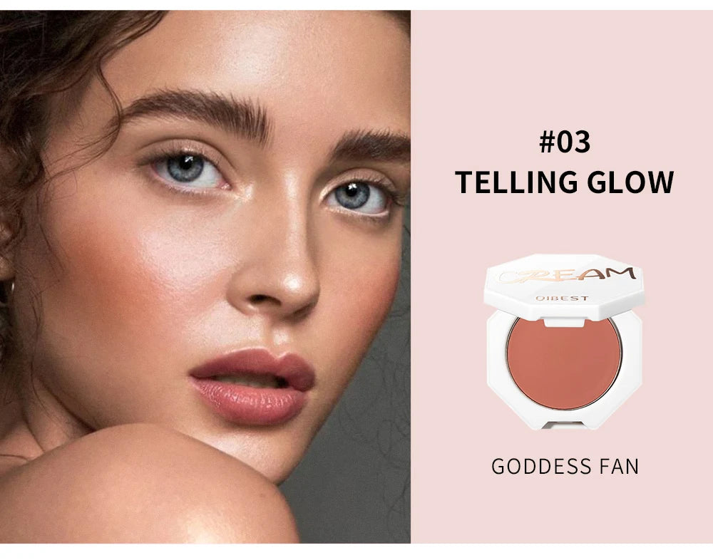 QIBEST Matte Blush Rouge Palette — Long-Lasting Natural Glow