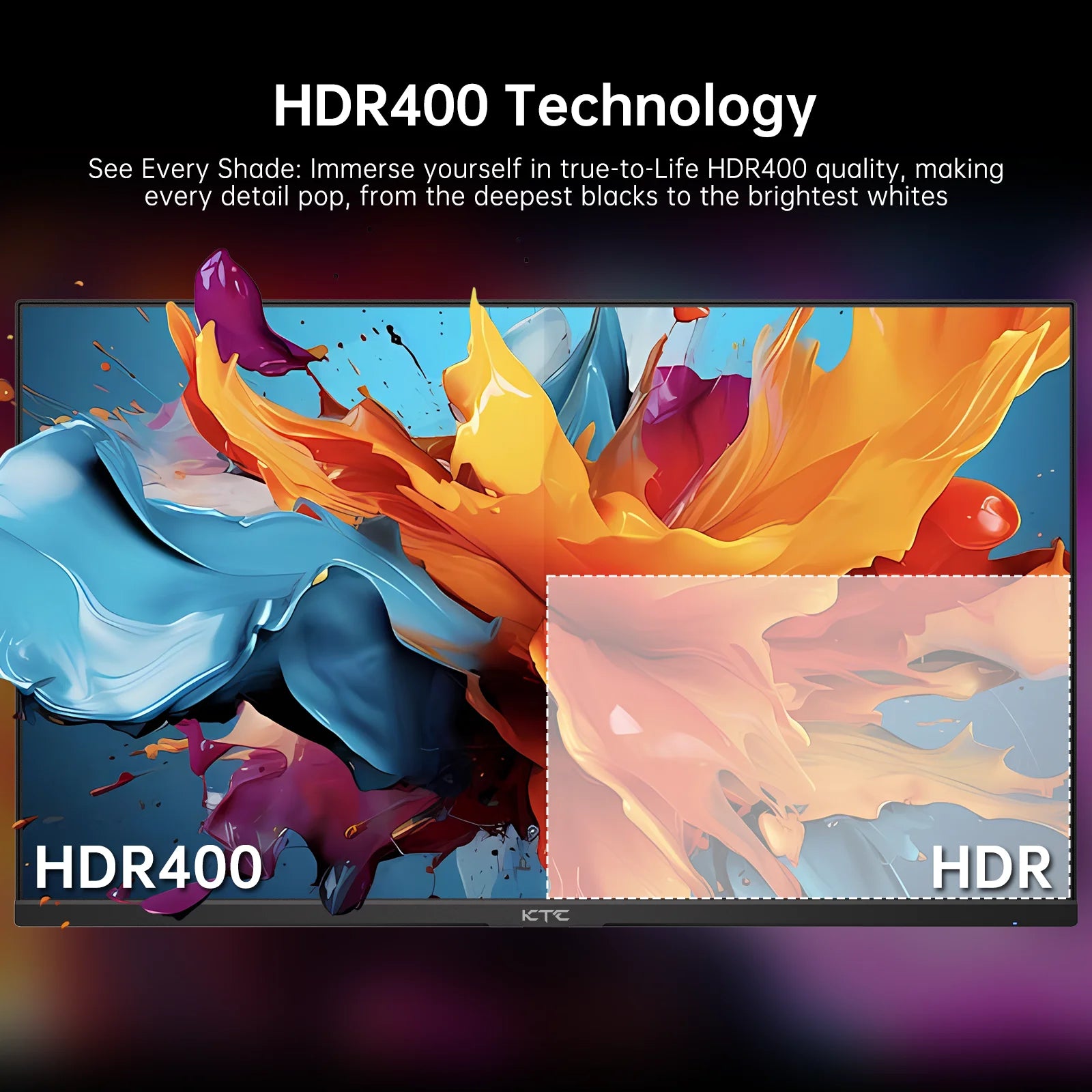 KTC 24" Fast IPS Gaming Monitor — FHD 1080p | 180/190Hz | 1ms GTG | AdaptiveSync