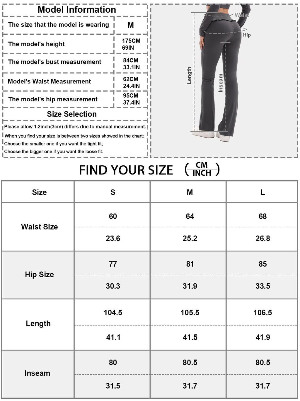 FrillFlow™ 2-Piece Yoga Set — Tummy-Control Flare Pants & Long-Sleeve Top