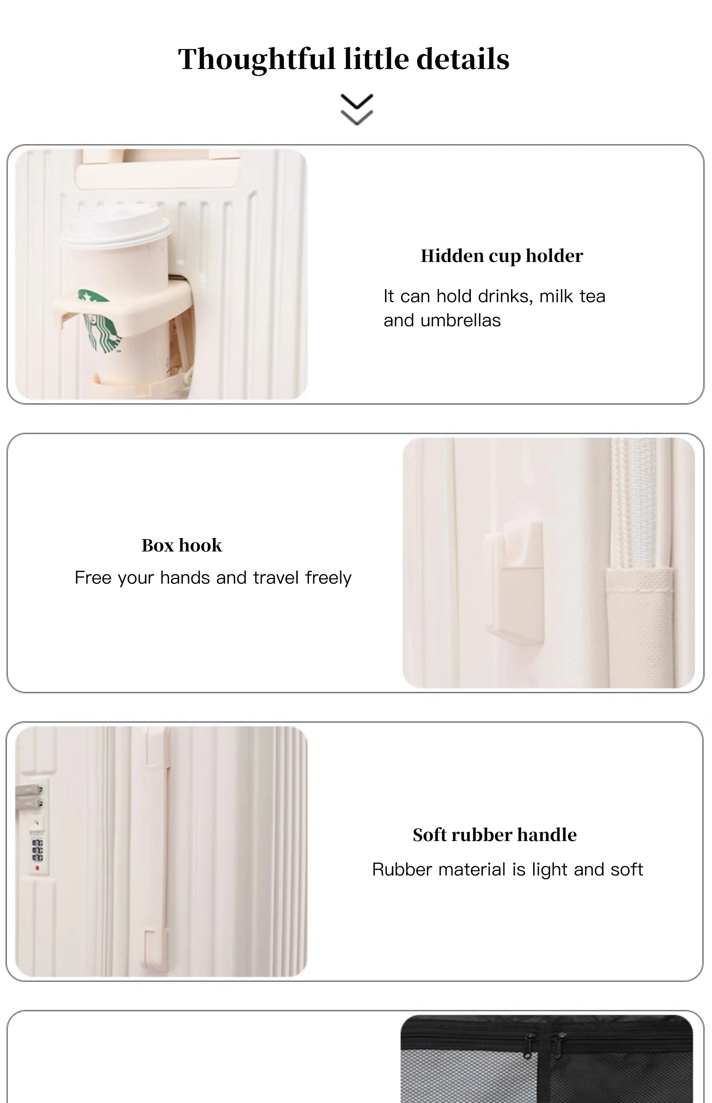 Expandable Hard-Side Trolley Luggage Set with Side Opening - Carry-On & Checked Suitcases, Anti-Shock & Password Lock