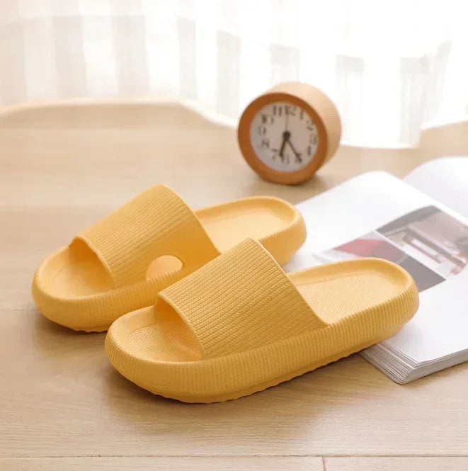 Unisex Lightweight Slip-On House Slippers — Injection-Molded Upper, True-to-Size Comfort
