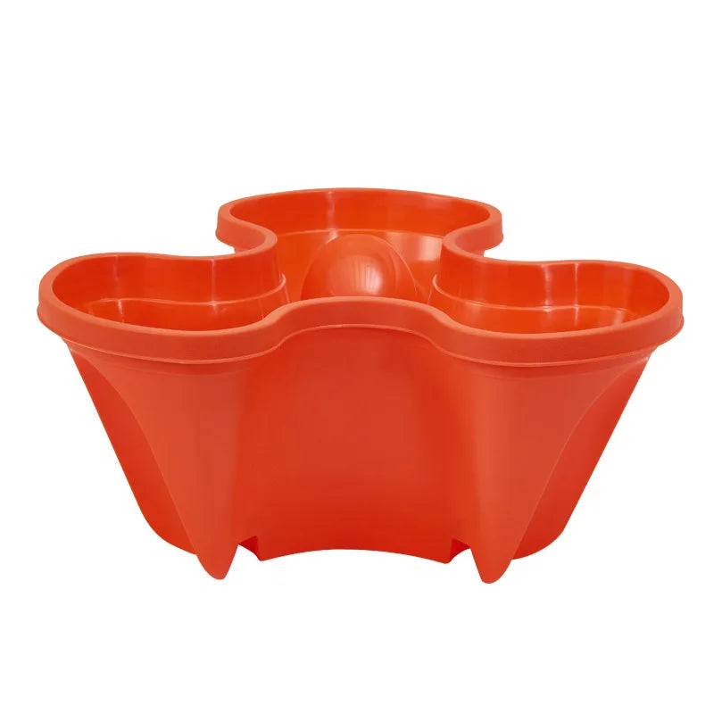 Plastic Flower Pot Multi-Layer Planting Box