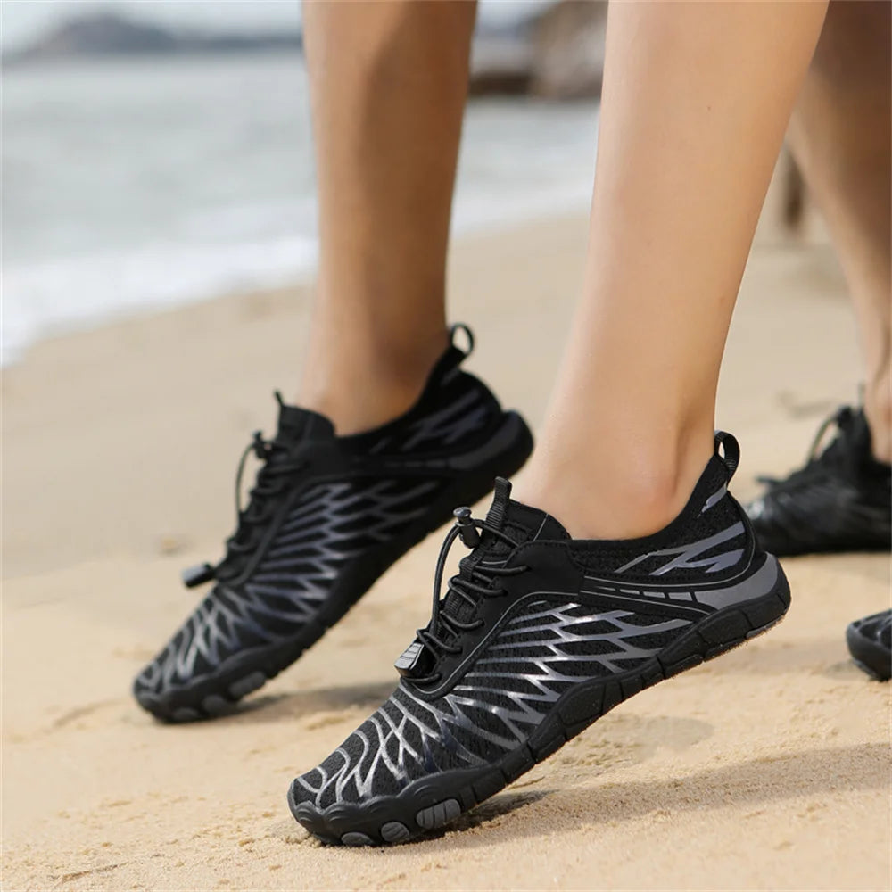 Aqua Shoes For Women Men Barefoot Water Shoes Anti-Slip Quick-Drying Outdoor Beach Upstream Wading Swimming Shoe Sneakers Unisex
