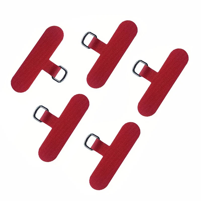 3/5pcs Phone T-shaped Strap Plates - Braid Lanyard Accessories for iPhone 12/13/14/15 & Xiaomi Cases, Weave Card