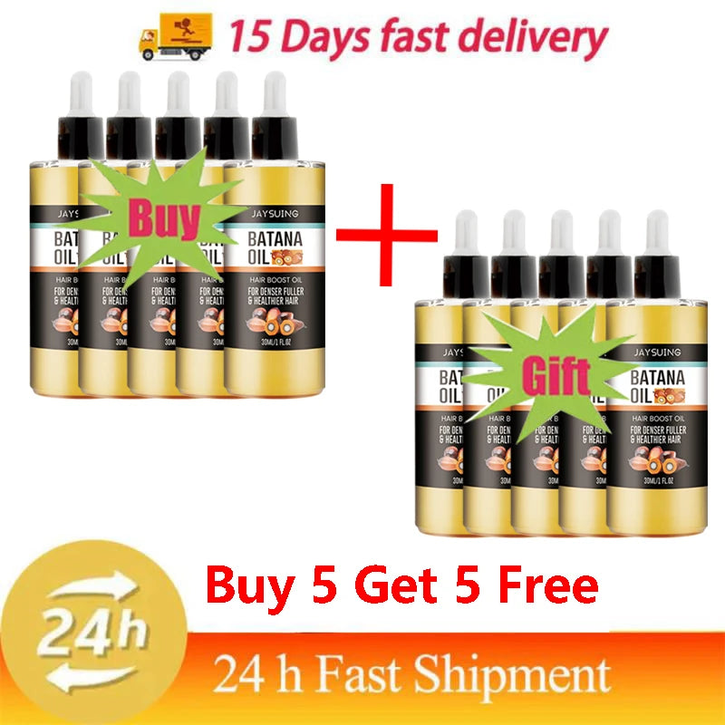 Batana Oil Hair Growth Set – Lightweight Root & Scalp Care (30ml)