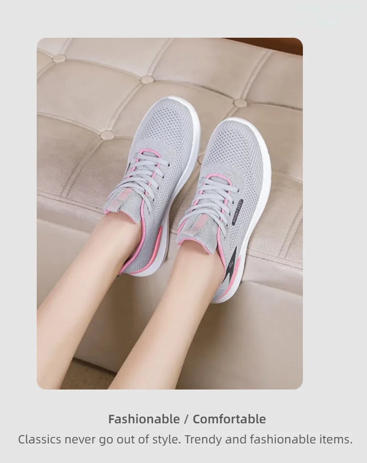 LISM Women’s Breathable Running Sneakers – Soft Sole, Anti-Slip, Lightweight