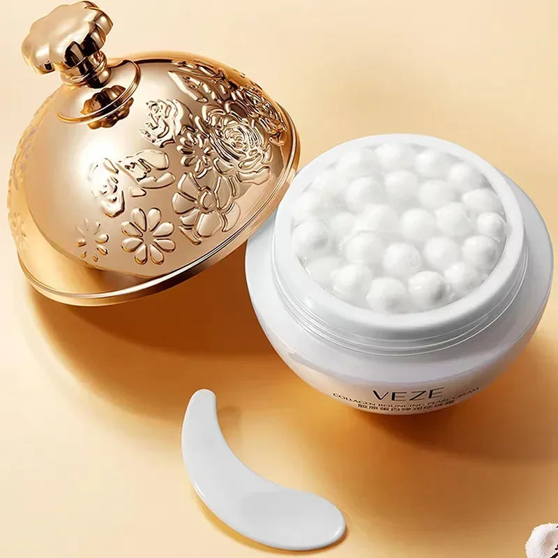 Anti-Wrinkle Face Cream Collagen Pearl Firming Lift Fade Fine Lines Caviar Moisturizing Smooth Brighten Korean Skin Care Product