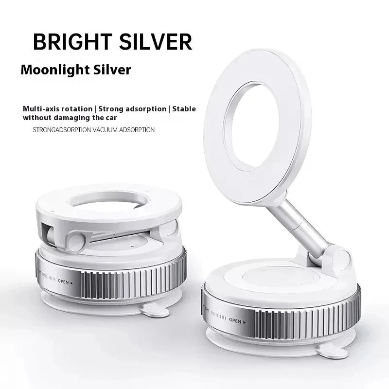 Magnetic Vacuum Car Phone Holder 360° Rotation Suction Cup Navigation Stand Bracket Car Holder For Bath/Car Universal NEW