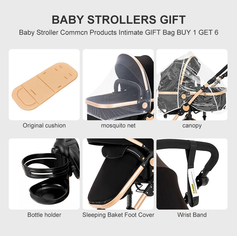 Stroller,Baby stroller,baby accessories,baby cars,Stroller 3 in 1,Convertible Bassinet Push,Light stroller,2 in 1 Baby Stroller,