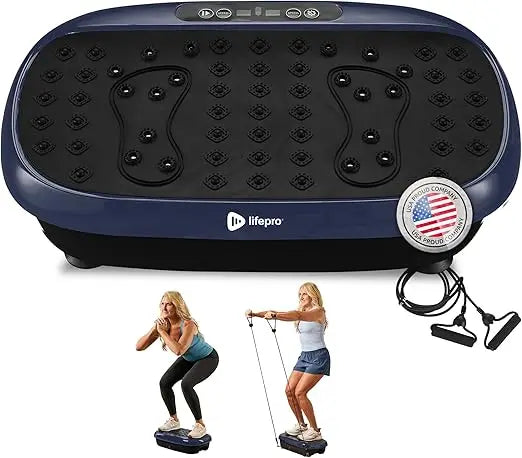 Lifepro Vibration Plate Exercise Machine with Magnetic Acupoints - Full Body Vibration Platform for Beginners and Recovery