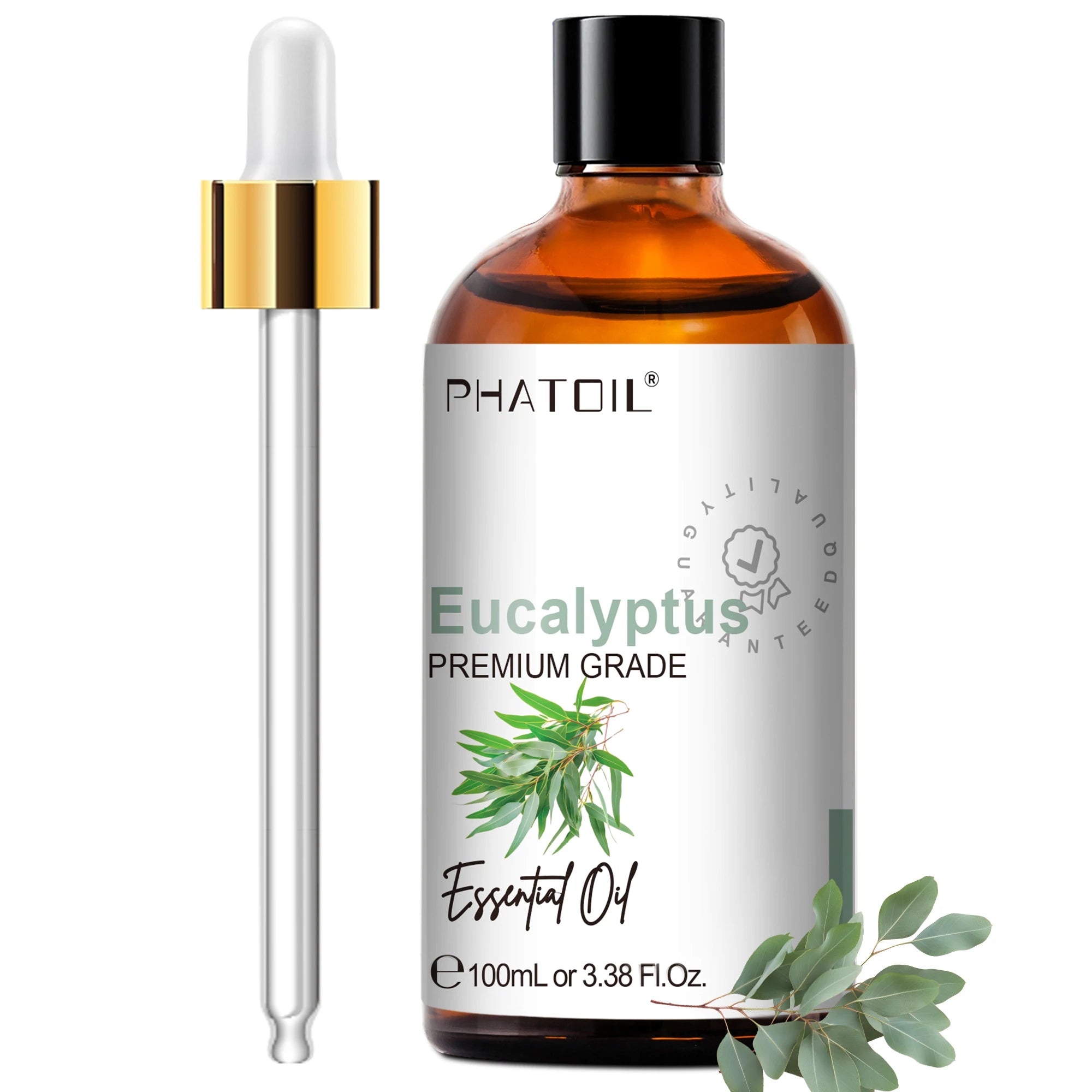 PHATOIL 100ml Pure Essential Oil For Skin Eucalyptus Peppermint Vanilla Tea tree Ylang Ylang Bergamot Aromatherapy Essential Oil