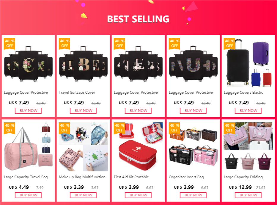 Travel Elastic Protective Cover Luggage Case Travel Global Pattern Series Luggage Cover 18-32inch Travel Accessories