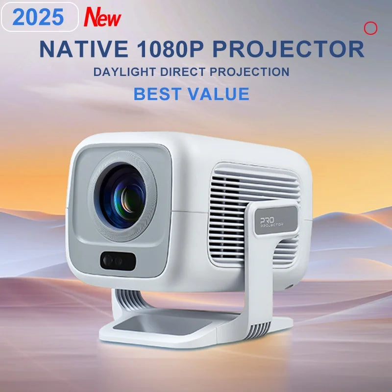 DITONG X3Plus 1080P Smart Mini Projector (600 ANSI, Wi-Fi 6, BT 5.4, Android 11)