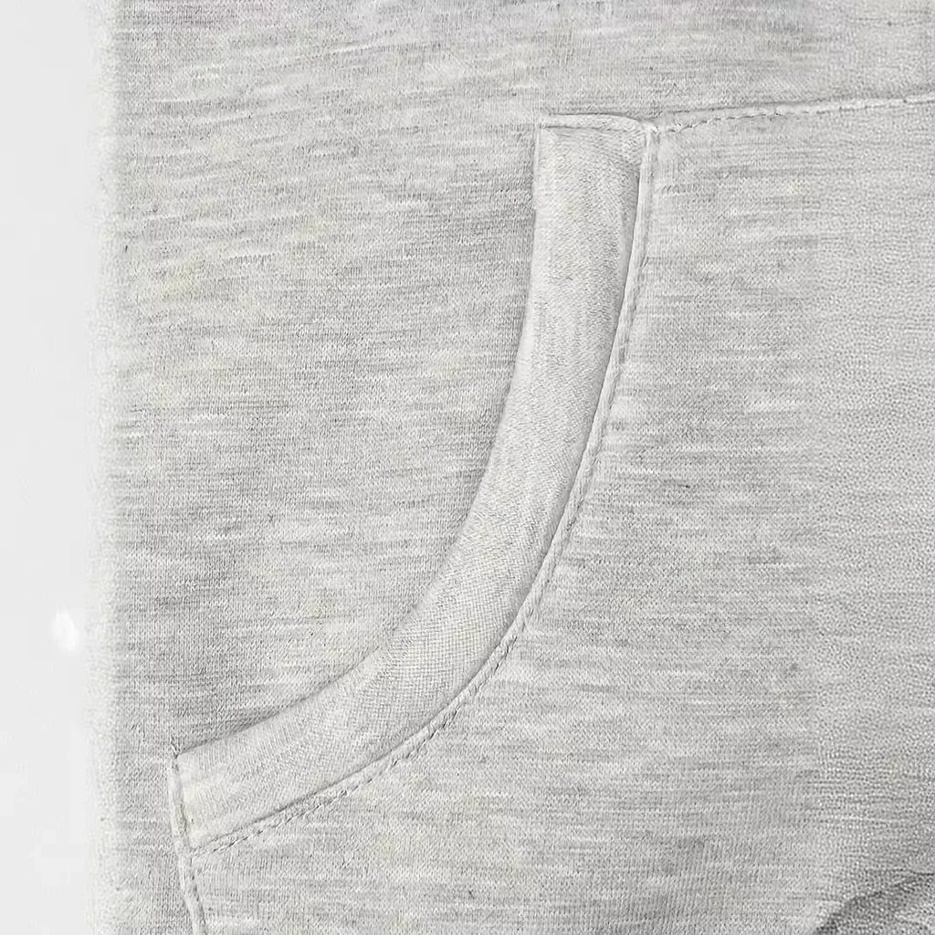 Plus Size Thick Zip-Up Hoodie Coat – Ribbed Pocket Sweatshirt Jacket