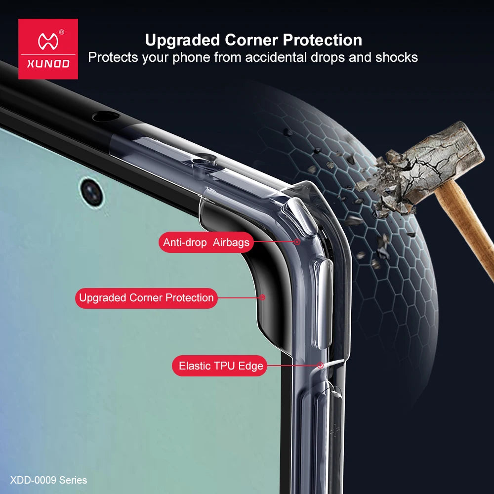 Xundd For Samsung Galaxy Z Fold 7 Case ,Airbag Shockproof Shell with Automatic Springback Hinge Protection Upgrade Half Case