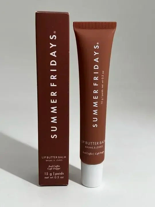 Summer Fridays Lip Balm Gloss — Moisturizing Mirror-Shine Lip Oil (Vanilla • Pink Sugar • Coffee Cake • Clear)