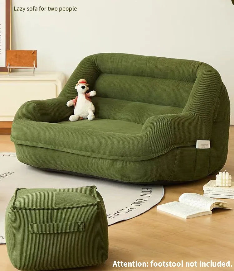 Portable Lazy Sofa Living Room Cheap Single Sofas Adult Tatami Chaise Lounge Relaxing 1-person Sofa Modern Tiny Home Furniture