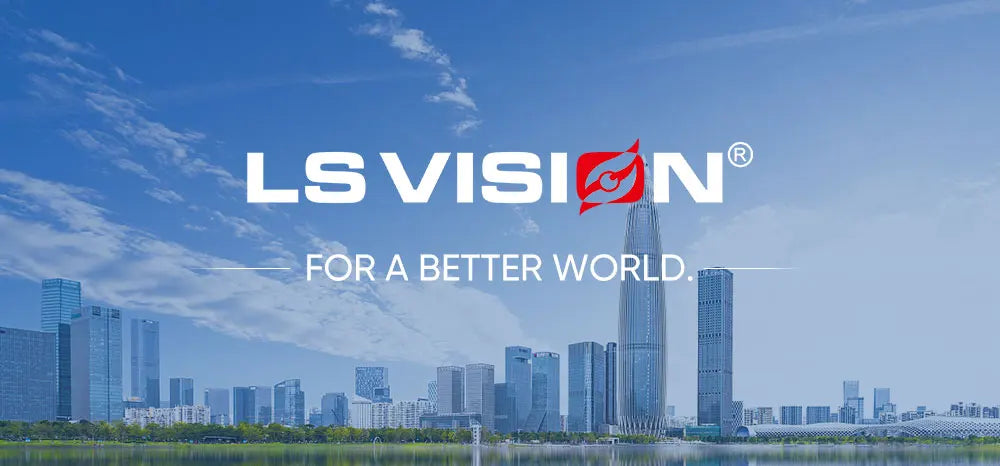 LS VISION AOV/PIR 3-Screens Solar Camera Optical Zoom Outdoor