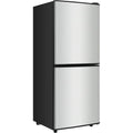 Compact 4.2 Cu. Ft. 2-Door Refrigerator with Freezer Featuring Adjustable 7-Level Thermostat for Efficient Cooling in Small Spa