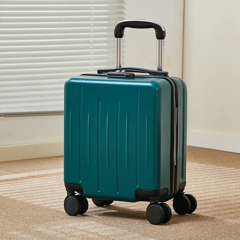 14-Inch Luggage Fashion Trolley Suitcase Spinner Wholesale Petite Valise Travel Small Suitcase ABS Carry-On Mini Boarding Case