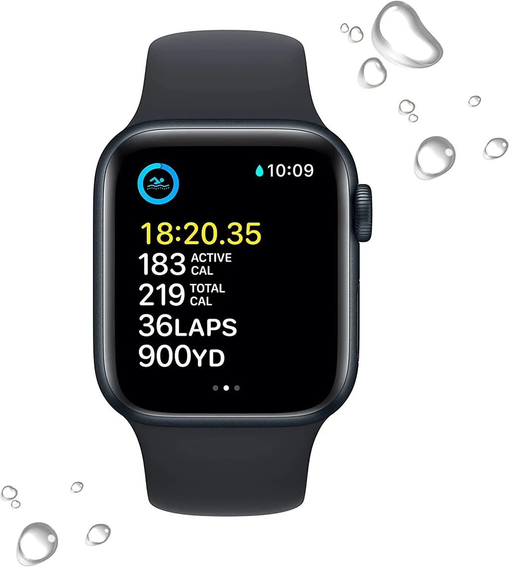 Apple Watch SE (2nd Gen) GPS Smartwatch — Aluminum Case + Sport Band