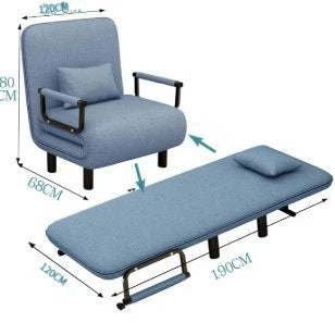 Modern folding sofa bed apartment small apartment simple single and double folding sofa with armrest