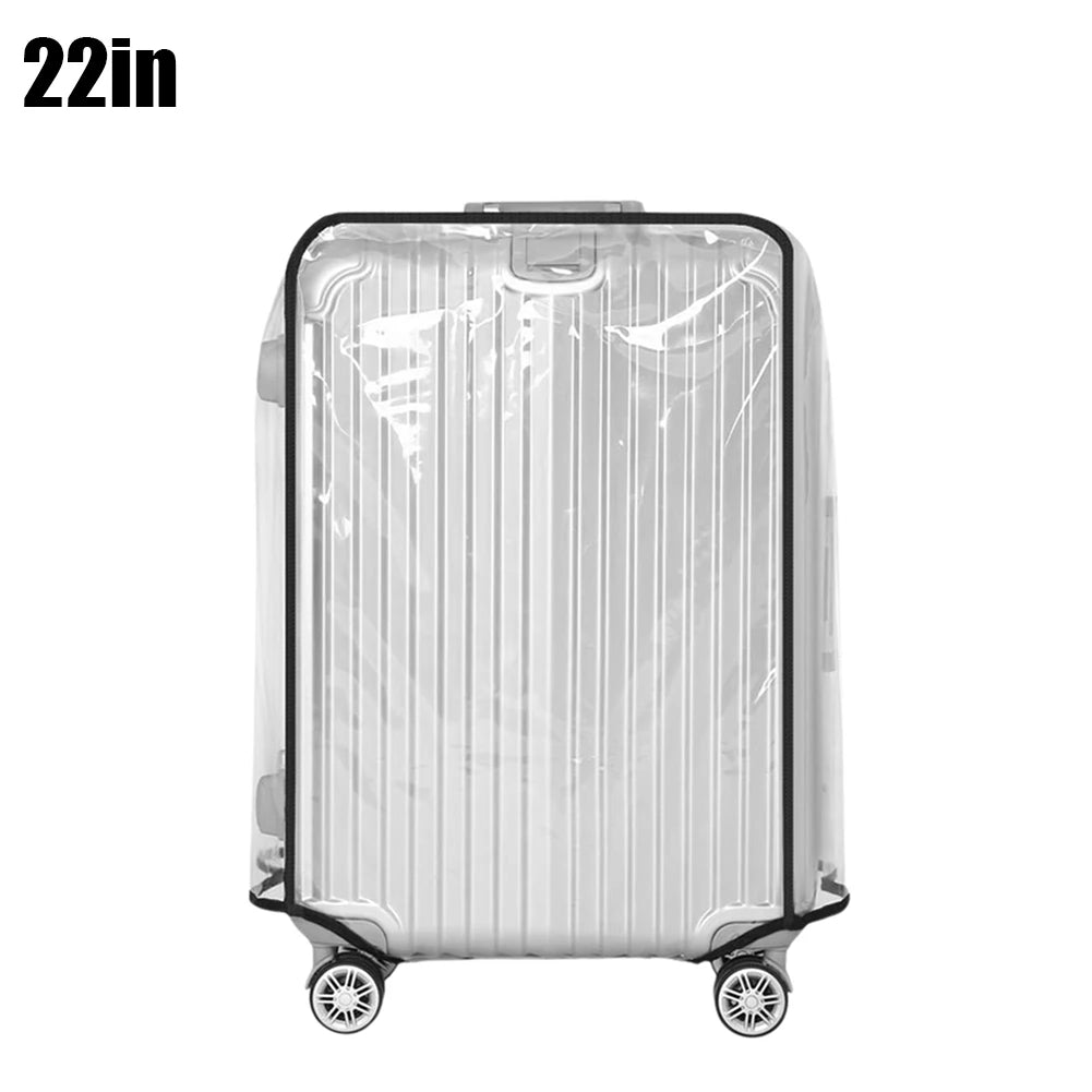 18-30inch Luggage Cover Waterproof Protective Suitcase Cover Trolley Covers PVC Travel Luggage Protector Travel Accessory