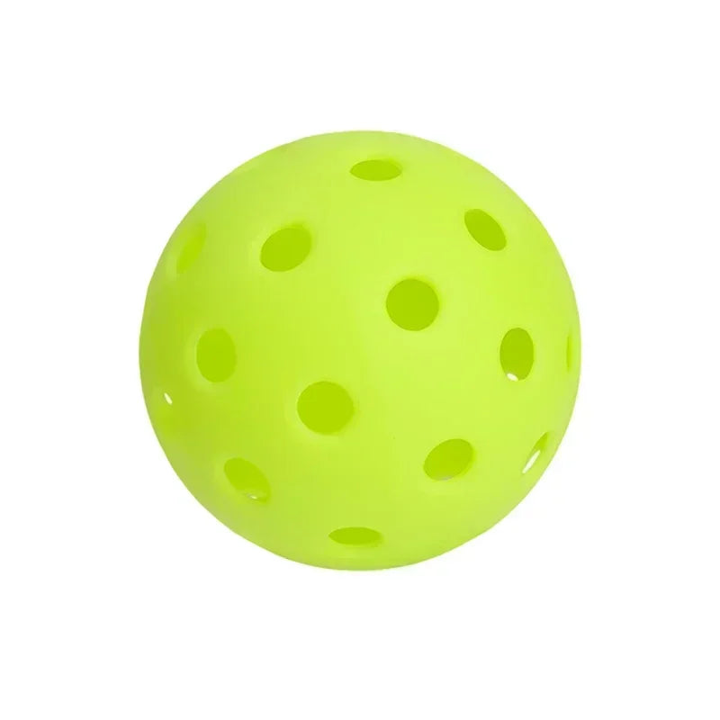Outdoor Pickleball Balls — 40-Hole Tournament Standard (74 mm, PE Material)