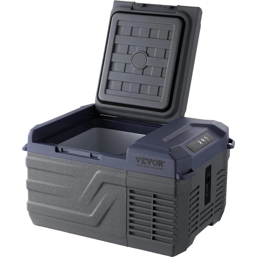 Car Refrigerator 12 Volt Car Refrigerator Fridge 9 L Single Zone Portable Freezer with Adjustable Temperature Range from -4 to