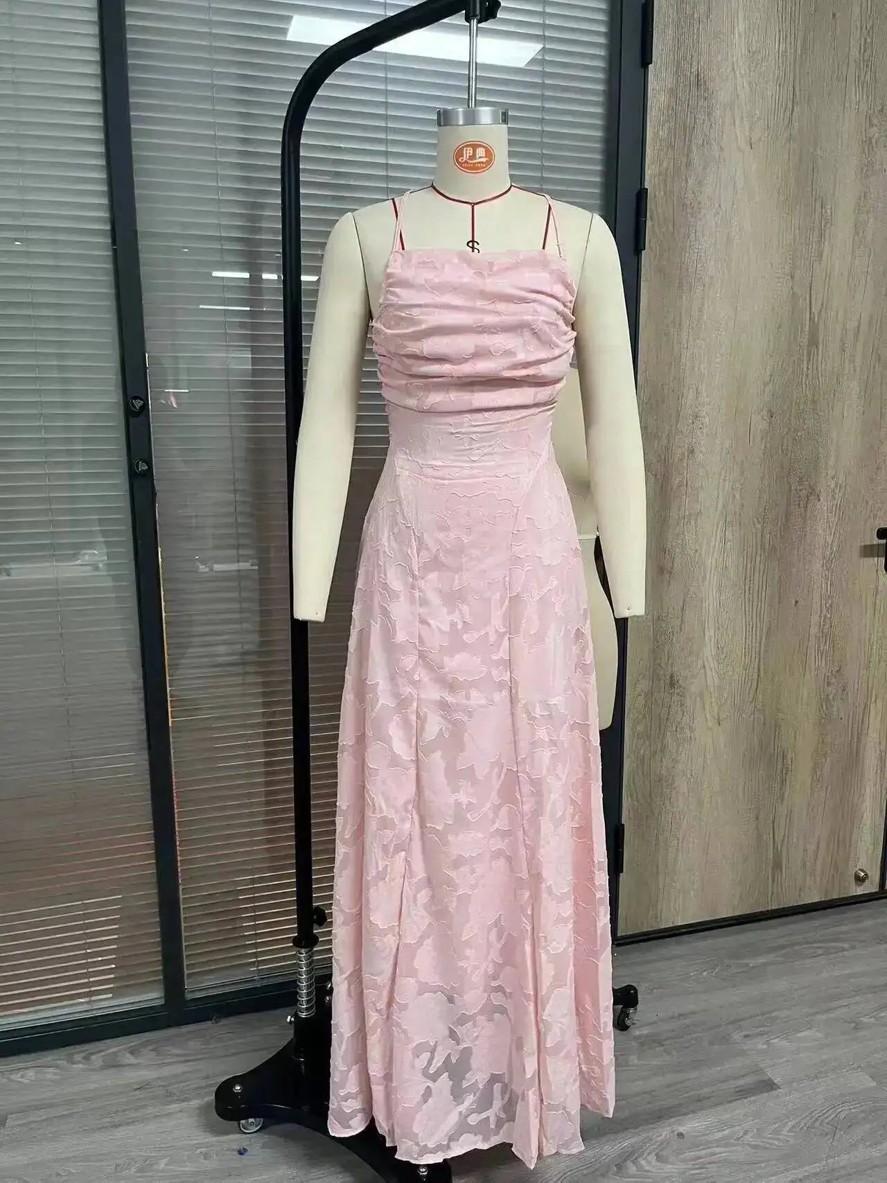 Giyu Sexy Evening Party Dresses Women 2025 Summer Beach Backless Bandage Maxi Long Dress Big Swing Jacquard Holiday Wedding Robe