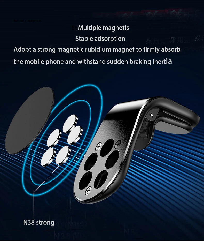 Metal Magnetic Car Phone Holder for Audi A4 B5 B6 A3 A5 A6 C6 C5 A1 A7 A8 Q2 Q3 Q5 Q7 Q8 Accessories styling