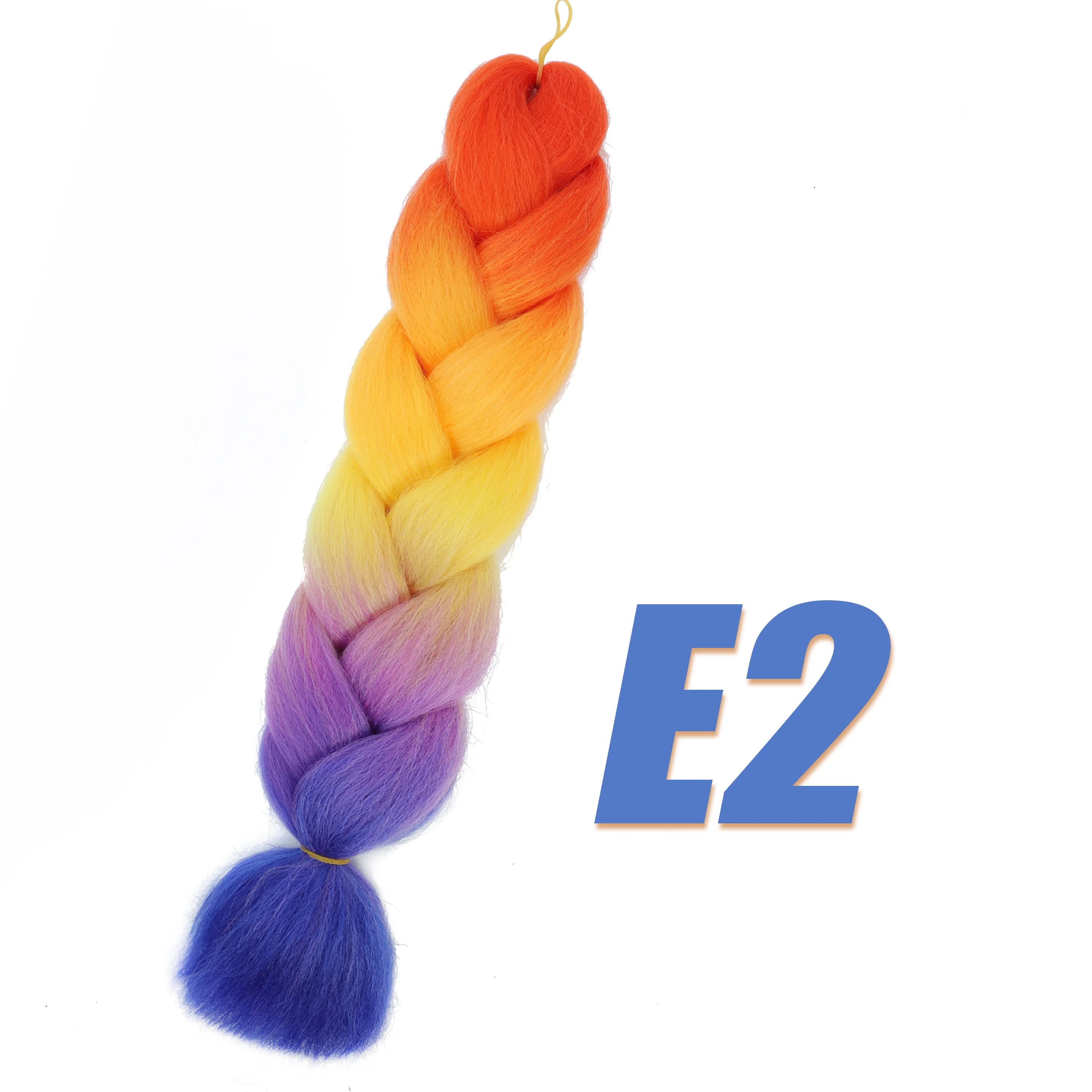 Synthetic Kanekalon Crochet Hair Braiding Hair Pre Stretched Curly Jumbo Braids Extensions Hair Accessories For Girls Braids