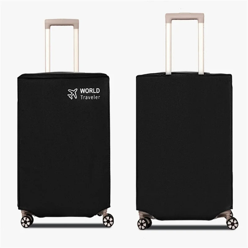 20/24/26/28/30inch Black Anti-scratch Luggage Protector Cover Non-woven Luggage Cover Dustproof Trolley Suitcase Wear-resistant