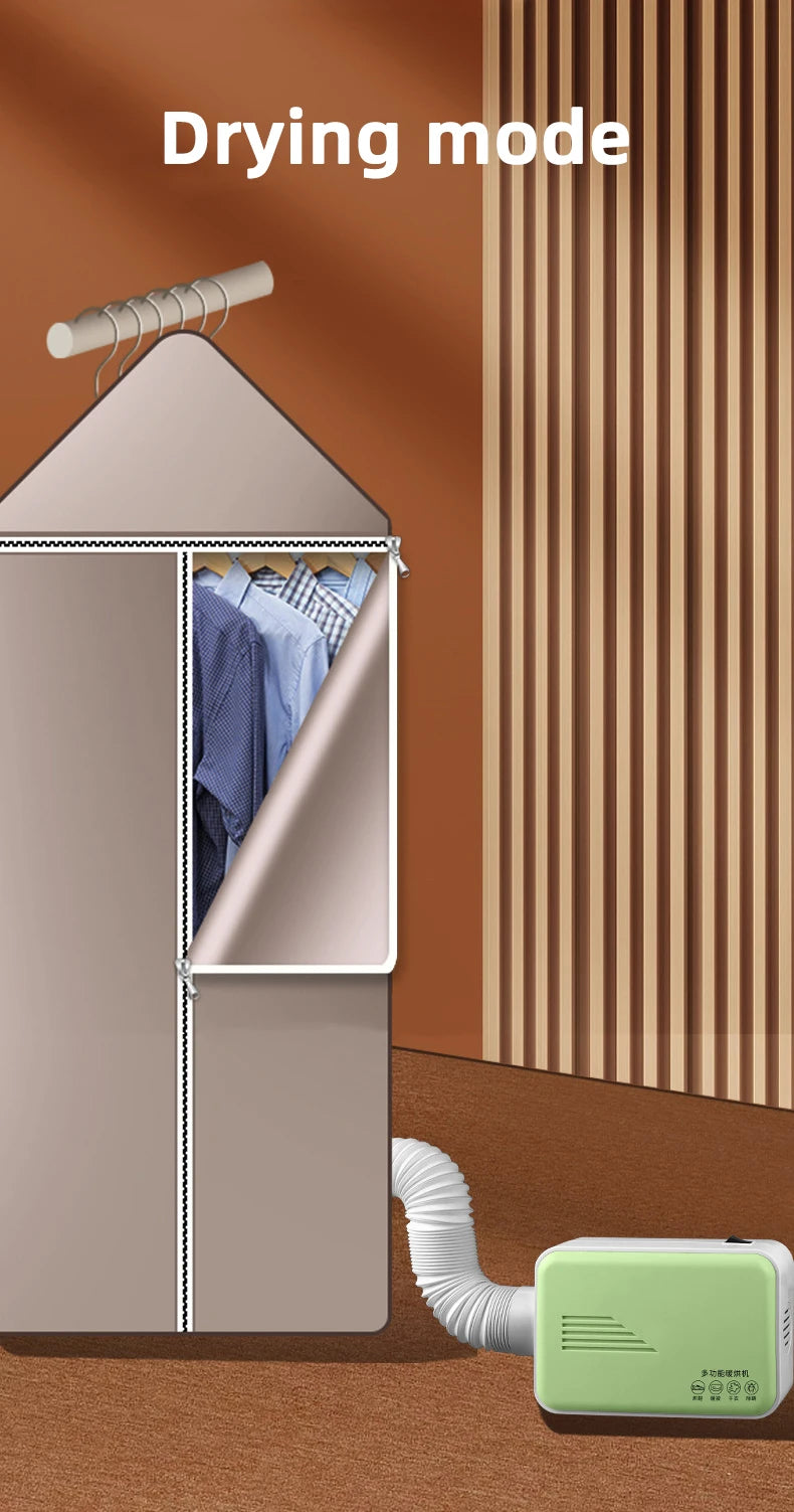 110V/220V Electric Clothes Dryer Laundry Multifunction Quickly Drying Clothes Shoes Warm air Clothes Dryer Heater Drying Machine