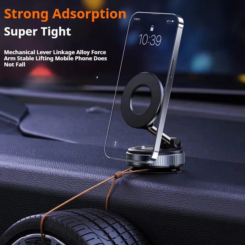 Xiaomi Magsafe Car Phone Holder Suction Cup Vacuum Magnetic Phone Stand 360° rotatable and Foldable Suction Cup Phone Holder