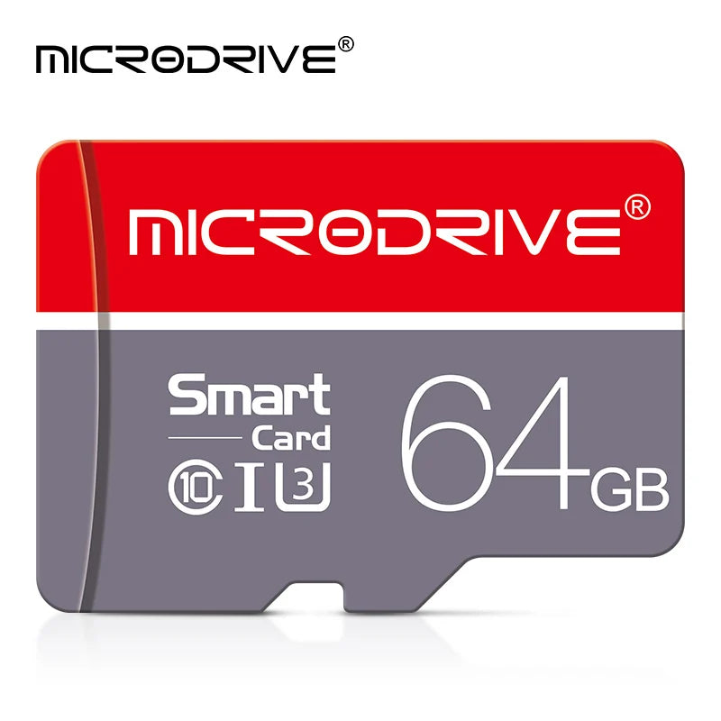 MicroDrive High-Speed microSD Card (16–256GB, C10/A1/U3, V10)