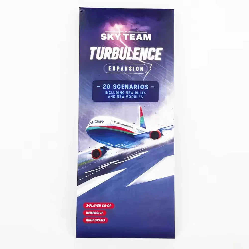 SKY TEAM And EXPANSION Board Game Turbulence 20 New Scenarios with Extra Rules and Modules for Enhanced Gameplay