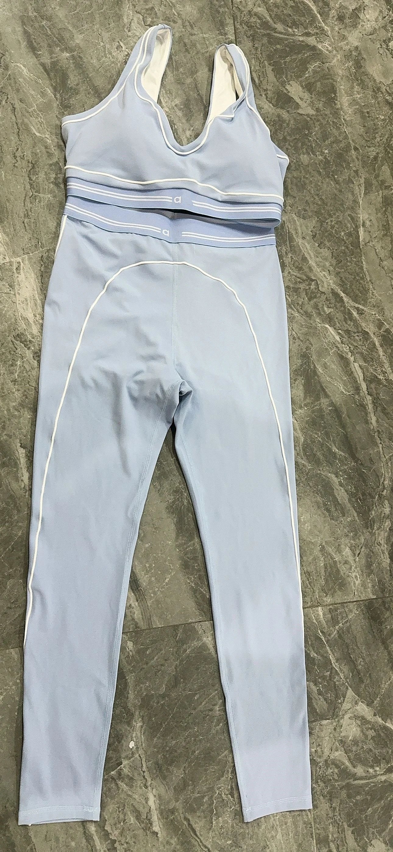 2025 Coxua ActiveFit Set — Women’s High-Elastic Yoga Pants & Tank Top Two-Piece Outfit