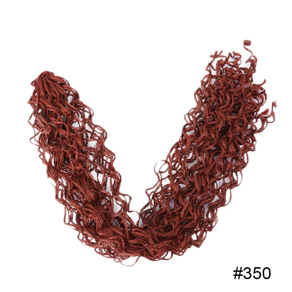 Zizi Braids Crochet Box Braids Twist Synthetic Braiding Hair Extensions 20-25 roots/Pack Pink White Purple Bug Gray 613 Luoyudu