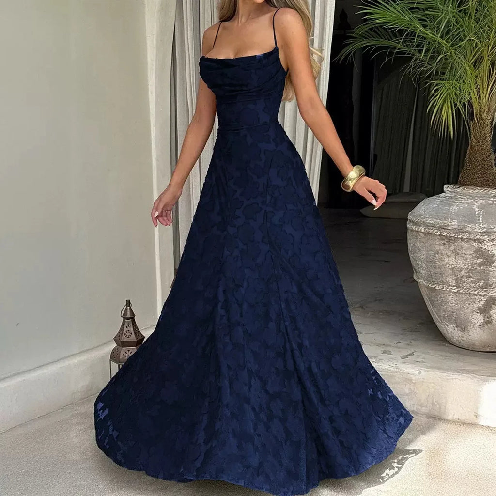 Giyu Sexy Evening Party Dresses Women 2025 Summer Beach Backless Bandage Maxi Long Dress Big Swing Jacquard Holiday Wedding Robe