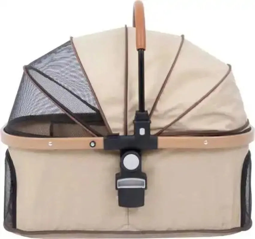 Factory Direct Portable 2-in-1 Puppy Foldable Dog Pet Stroller for Travel and Carry, Directly From Manufacturer