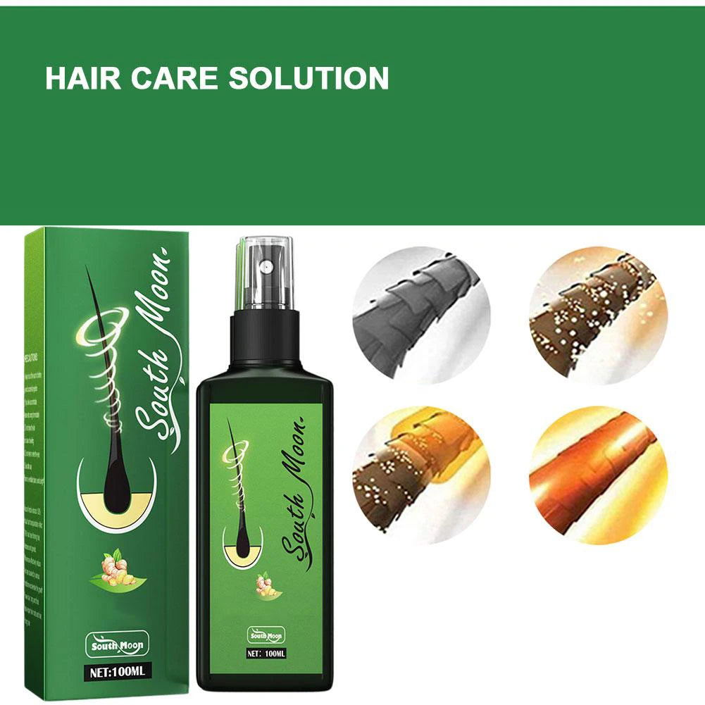 100ml Ginger Hair Care Spray Product Natural Hair Care Serum Nourish Damaged Hair Care Products Beauty Health